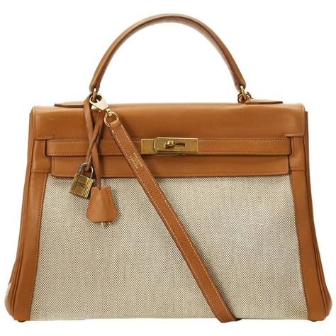 vintage hermes kelly tan|Hermes kelly handbags 32.